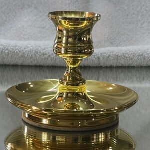 Baldwin Shiny Brass Candle Holder
